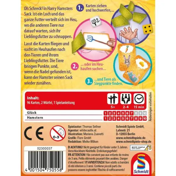 Schmidt Spiele Die Nadel im Heuhaufen, Kartenspiel Exklusivangebot