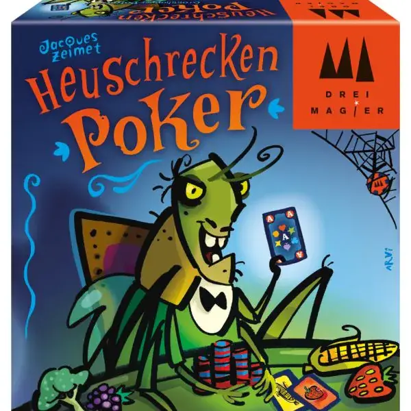 Schmidt Spiele Drei Magier®: Heuschrecken Poker, Kartenspiel