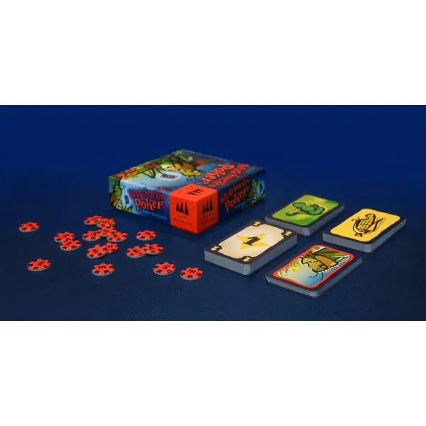 Schmidt Spiele Drei Magier®: Heuschrecken Poker, Kartenspiel Osterangebot