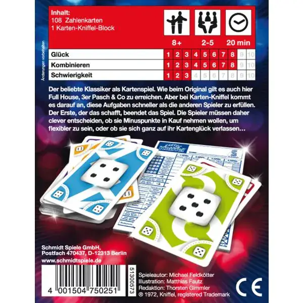 Schmidt Spiele Karten-Kniffel® Exklusive Angebote