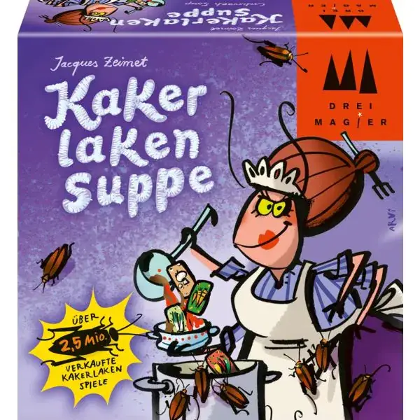 Schmidt Spiele Drei Magier®: Kakerlakensuppe, Kartenspiel