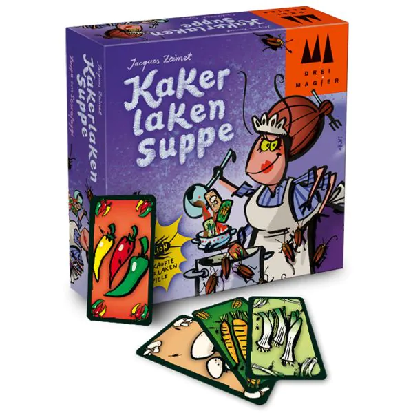 Schmidt Spiele Drei Magier®: Kakerlakensuppe, Kartenspiel Kauf eins, bekomm eins gratis