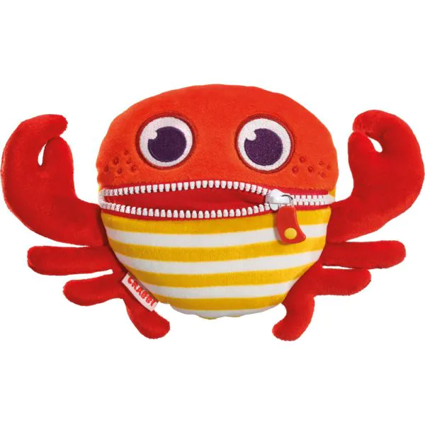Schmidt Spiele Sorgenfresser, Crabbi, klein, 23,5 cm, Edition Ahoi