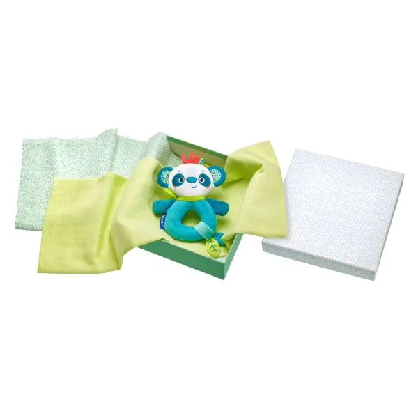 Schmidt Spiele TULIP'S GARDEN by SELECTA Soft Toy: Baby-Geschenkset, Willkommen!, 3-teilig
