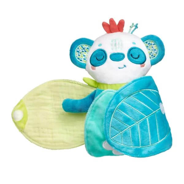 Schmidt Spiele TULIP'S GARDEN by SELECTA Soft Toy: Schmusestuch, Schlaf gut, Tulip, 20 cm