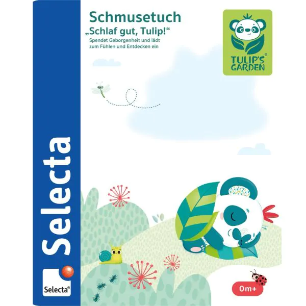 Schmidt Spiele TULIP'S GARDEN by SELECTA Soft Toy: Schmusestuch, Schlaf gut, Tulip, 20 cm im Angebot