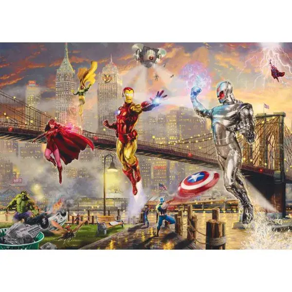 Schmidt Spiele Thomas Kinkade Studios: MARVEL - Iron Man, 1.000 Teile Puzzle Blitzverkäufe