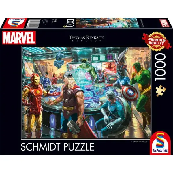 Schmidt Spiele Thomas Kinkade Studios: MARVEL - The Avengers, 1.000 Teile Puzzle