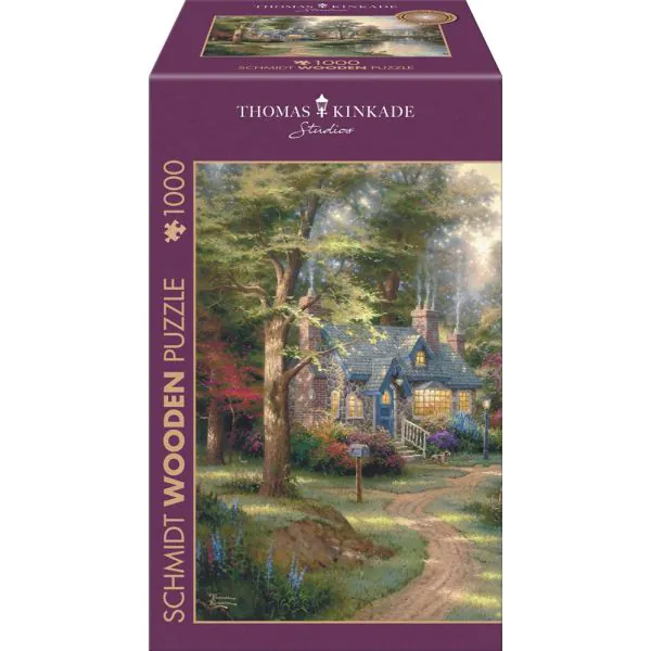 Schmidt Spiele Thomas Kinkade Studios: Dorf am See, 1.000 Teile Holzpuzzle Fabrik Onlineshop