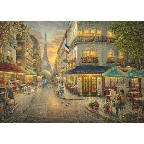 Schmidt Spiele Thomas Kinkade Studios: Malerisches Paris, 1.000 Teile Holzpuzzle Sonderangebot