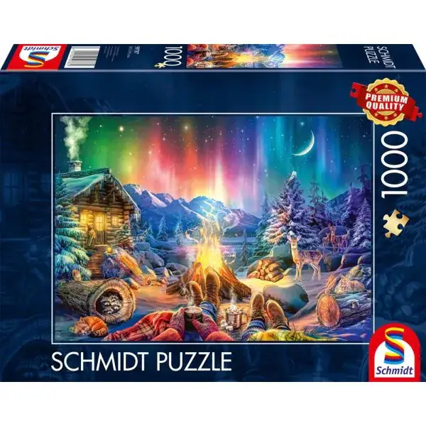 Schmidt Spiele Lagerfeuerromantik unterm Sternenhimmel, 1.000 Teile Puzzle
