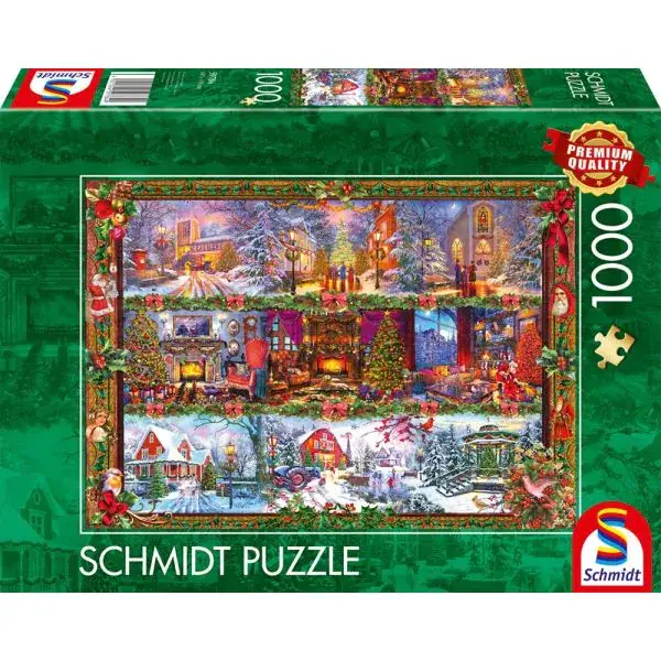 Schmidt Spiele Fröhliche Weihnachtszeit, 1.000 Teile Puzzle