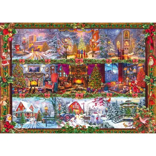 Schmidt Spiele Fröhliche Weihnachtszeit, 1.000 Teile Puzzle Online Shopping