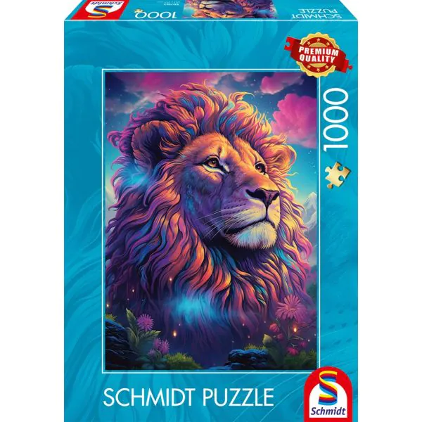 Schmidt Spiele Löwe im Farbenwind, 1.000 Teile Puzzle