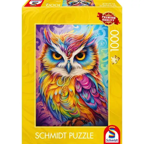 Schmidt Spiele Eule im Papageienkleid, 1.000 Teile Puzzle