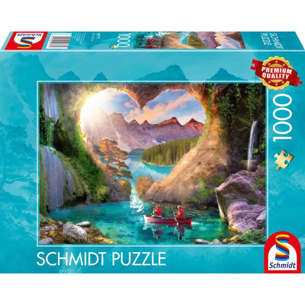 Schmidt Spiele Ausblick mit Herz, 1.000 Teile Puzzle