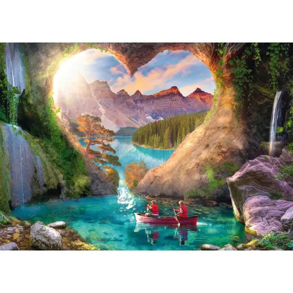 Schmidt Spiele Ausblick mit Herz, 1.000 Teile Puzzle Osterangebot