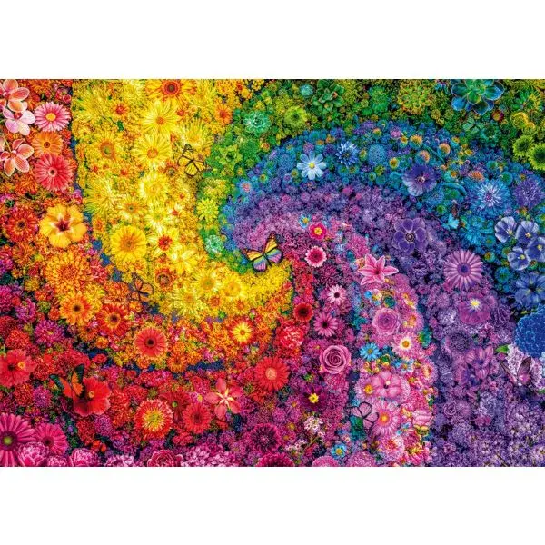 Schmidt Spiele Kunterbunter Blütenwirbel, 2.000 Teile Puzzle Vatertagsangebot