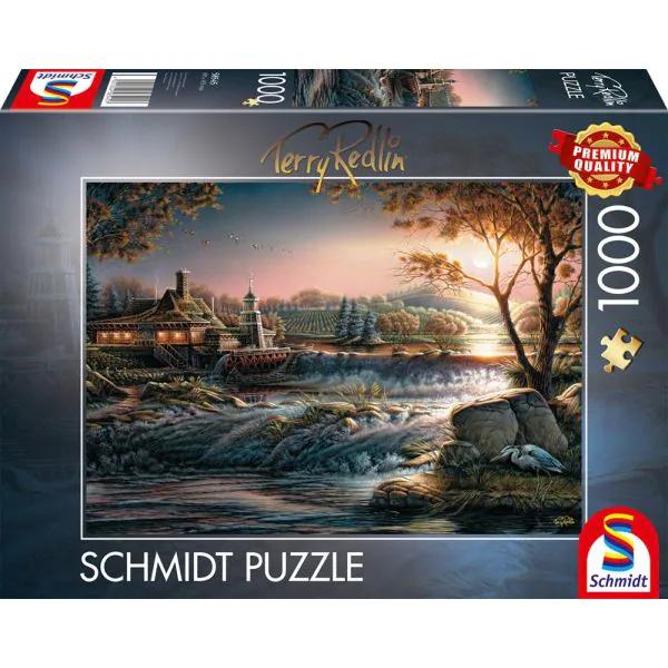 Schmidt Spiele Terry Redlin: Lichter in der Wildnis, 1.000 Teile Puzzle