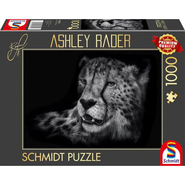 Schmidt Spiele Ashley Rader: Speed - Gepard, im Zeichen der Anmut, 1.000 Teile Puzzle