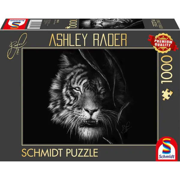 Schmidt Spiele Ashley Rader: Wilderness – Tiger, Im Zeichen der Freiheit, 1.000 Teile Puzzle