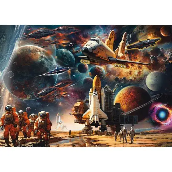 Schmidt Spiele Michele Farella: Faszination Raumfahrt: Reise in ferne Galaxien, 1.000 Teile Puzzle Neuheiten