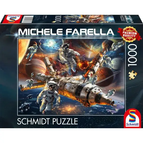 Schmidt Spiele Michele Farella: Magische Sternenwelten: Schwerelos im All, 1.000 Teile Puzzle