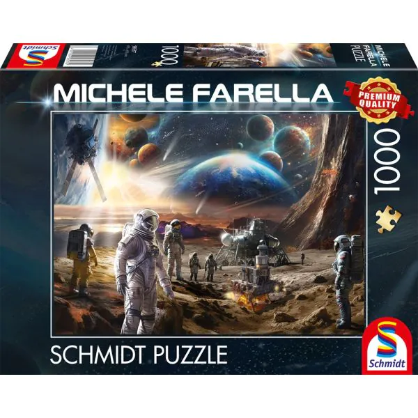Schmidt Spiele Michele Farella: Unendliche Welten: Raumfahrtmissionen, 1.000 Teile Puzzle
