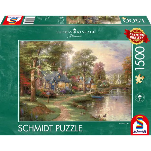 Schmidt Spiele Thomas Kinkade: Am See, 1.500 Teile Puzzle