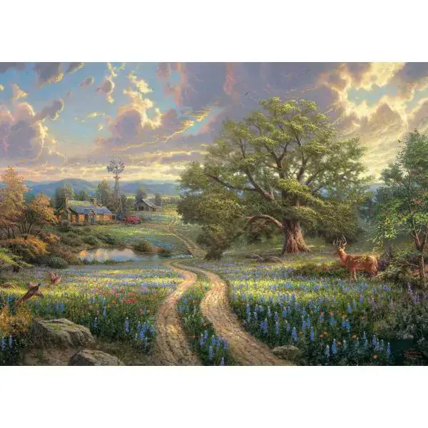 Schmidt Spiele Thomas Kinkade: Painter of Light - Country Living, 1.000 Teile Puzzle Super Sparpreis