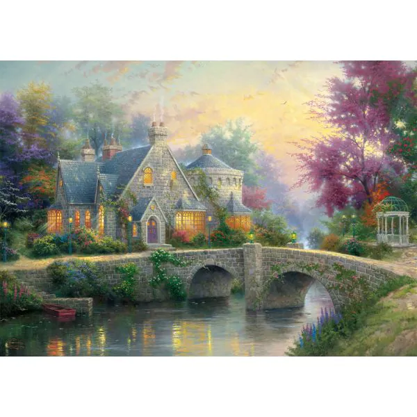 Schmidt Spiele Thomas Kinkade: Painter of Light - Lamplight Manour & Winter in Lamplight Manour, 2 x 1.000 Teile Puzzle JETZT KAUFEN