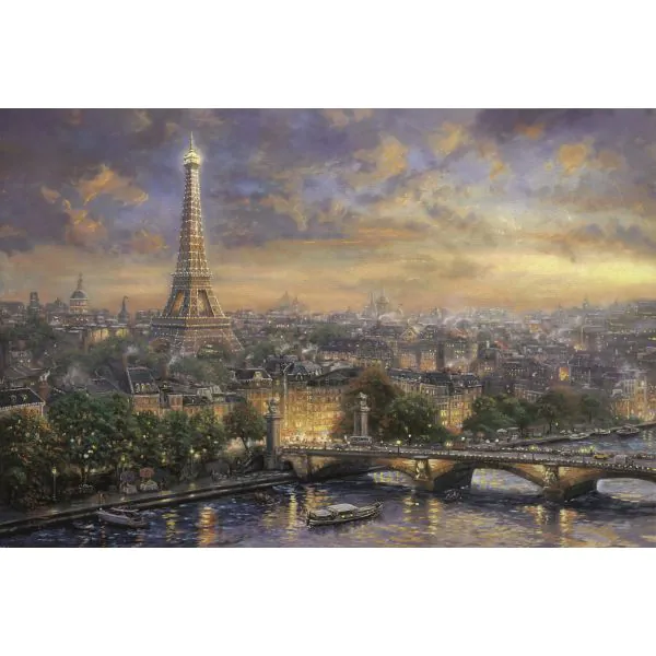 Schmidt Spiele Thomas Kinkade: Painter of Light - Paris, Stadt der Liebe, 1.000 Teile Puzzle Neueste Stile