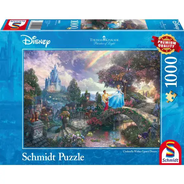 Schmidt Spiele Thomas Kinkade: Painter of Light - Disney Cinderella, 1.000 Teile Puzzle