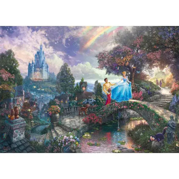 Schmidt Spiele Thomas Kinkade: Painter of Light - Disney Cinderella, 1.000 Teile Puzzle Letzte 2 Tage