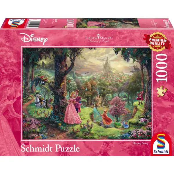 Schmidt Spiele Thomas Kinkade: Painter of Light - Disney Dornröschen, 1.000 Teile Puzzle