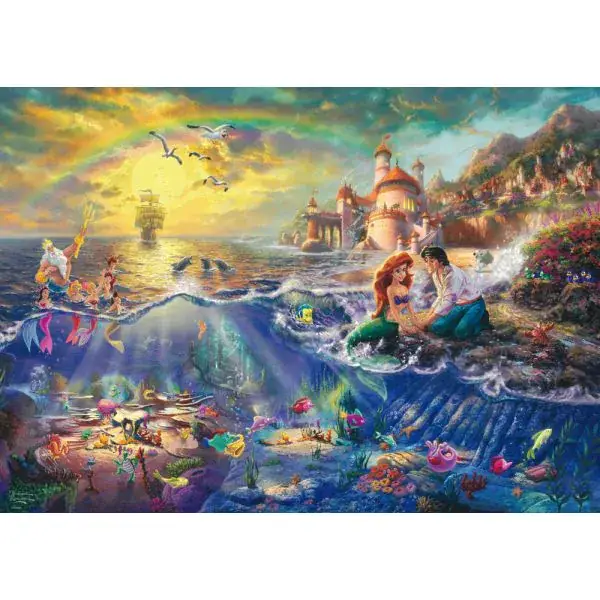 Schmidt Spiele Thomas Kinkade: Painter of Light - Disney Kleine Meerjungfrau Arielle, 1.000 Teile Puzzle Bis zu 50% Rabatt