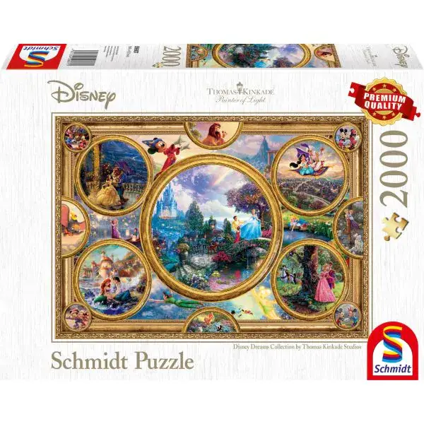 Schmidt Spiele Thomas Kinkade Studios: Disney Dreams Collection, 2.000 Teile Puzzle