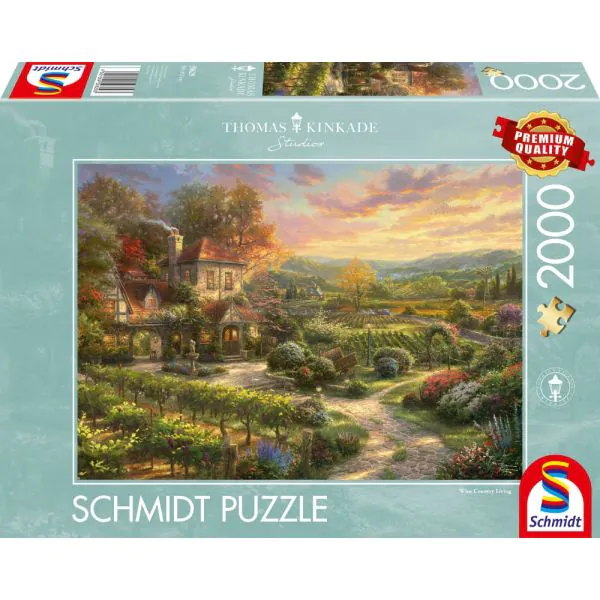 Schmidt Spiele Thomas Kinkade Studios: In den Weinbergen, 2.000 Teile Puzzle