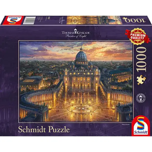 Schmidt Spiele Thomas Kinkade Studios: Painter of Light - Vatikan, 1.000 Teile Puzzle