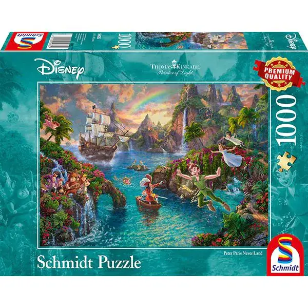 Schmidt Spiele Thomas Kinkade: Painter of Light - Disney, Peter Pan, 1.000 Teile Puzzle