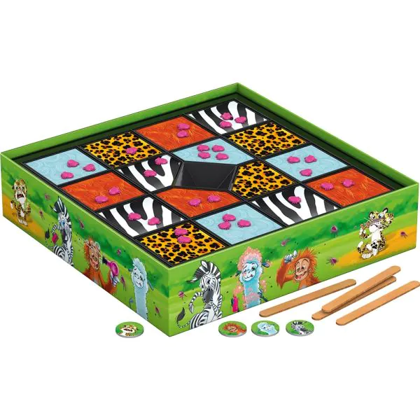 Schmidt Spiele Floh im Zoo, Kinderspiel Auslauf