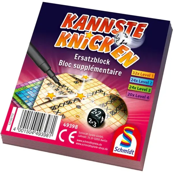 Schmidt Spiele Kannste Knicken - Einzelblock (100 Blatt)
