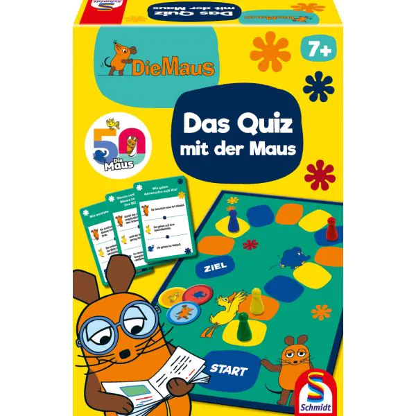 Schmidt Spiele Die Maus: Das Quiz mit der Maus, Kinderspiel