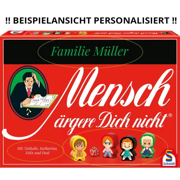 Schmidt Spiele Mensch ärgere Dich nicht® Personalisierte Edition