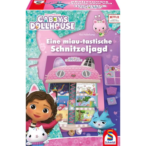 Schmidt Spiele Gabby's Dollhouse: Eine miau-tastische Schnitzeljagd, Kinderspiel