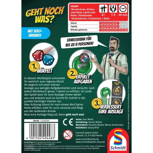 Schmidt Spiele Geht noch was?, Würfelspiel Online Outlet