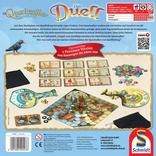 Schmidt Spiele Die Quacksalber von Quedlinburg – Das Duell, Familienspiel Zeitlich begrenztes Angebot
