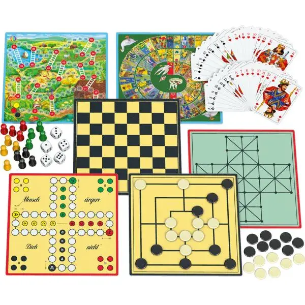 Schmidt Spiele 150er Kompakt-Spielesammlung, 150 Spielemöglichkeiten Räumungsverkauf