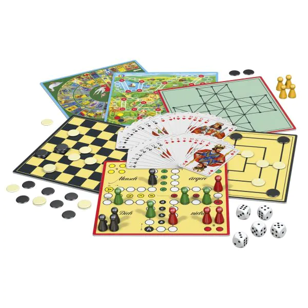 Schmidt Spiele 150er Kompakt-Spielesammlung, 150 Spielemöglichkeiten Räumungsverkauf