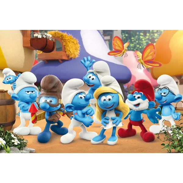 Schmidt Spiele Die Schlümpfe: Schlumpfige Freunde, 150 Teile Kinderpuzzle mit Add-on Wochenangebot